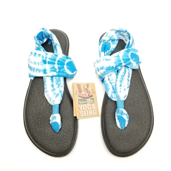 sanuk tie dye flip flops